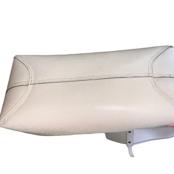 Coach Faux Leather Reversible City Tote in Chalk/Brown Signature Logo - Picture 3 of 4